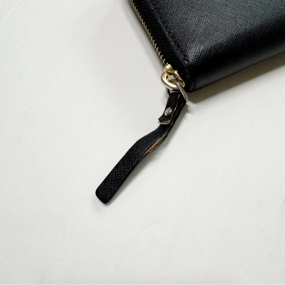 Kate Spade Large Black‎ Leather Continental Wallet